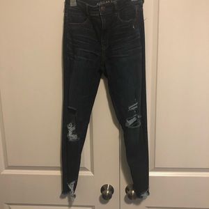 Distressed American Eagle Jeans